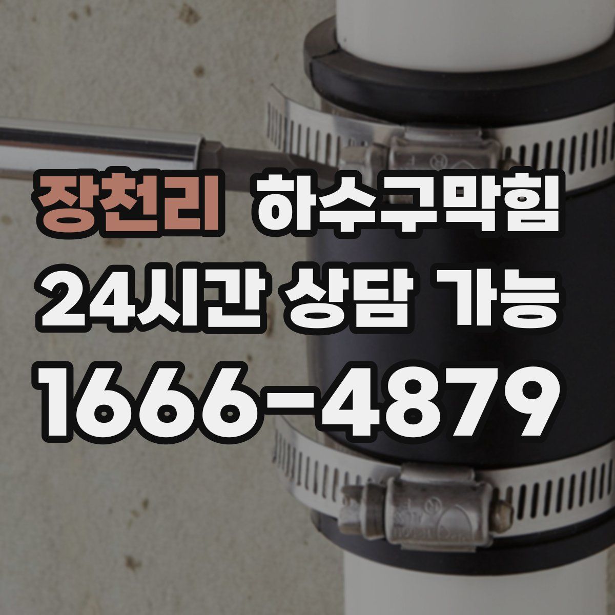 장천리 하수구막힘