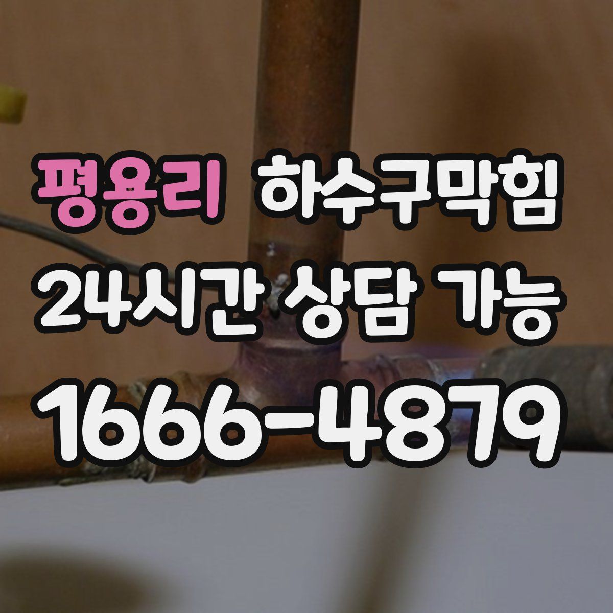 평용리 하수구막힘