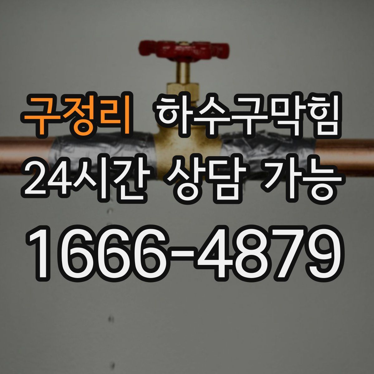 구정리 하수구막힘