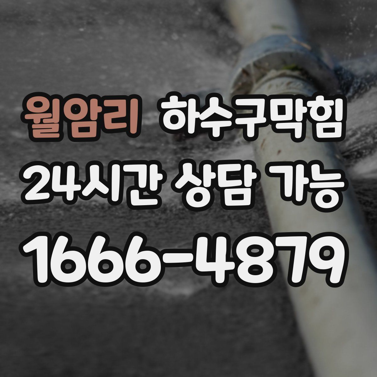 월암리 하수구막힘