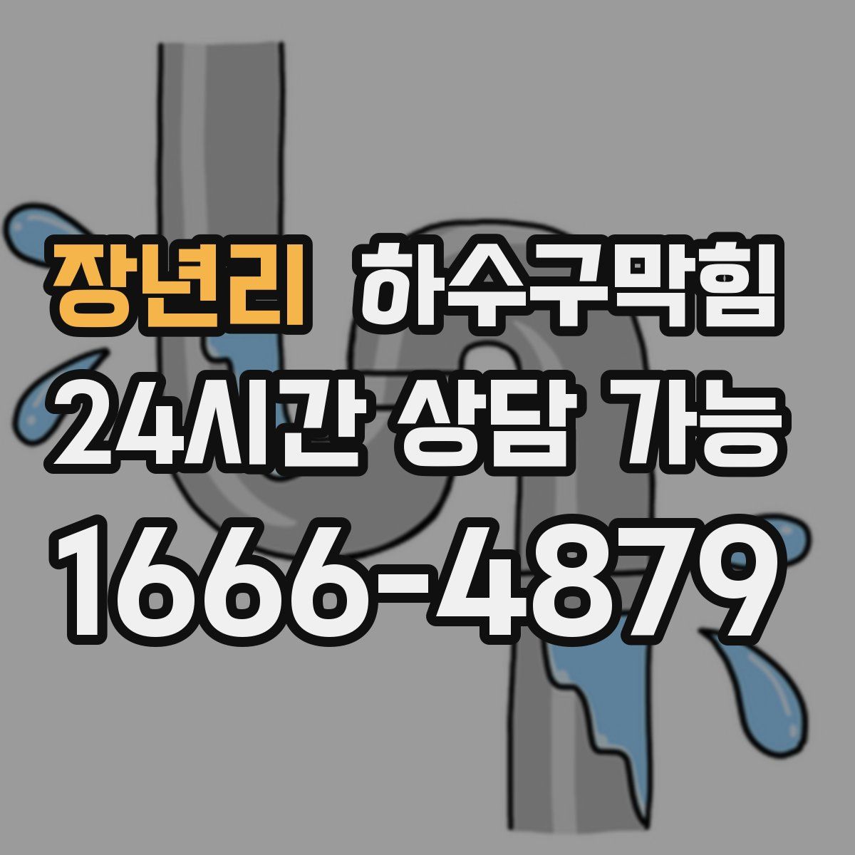 장년리 하수구막힘