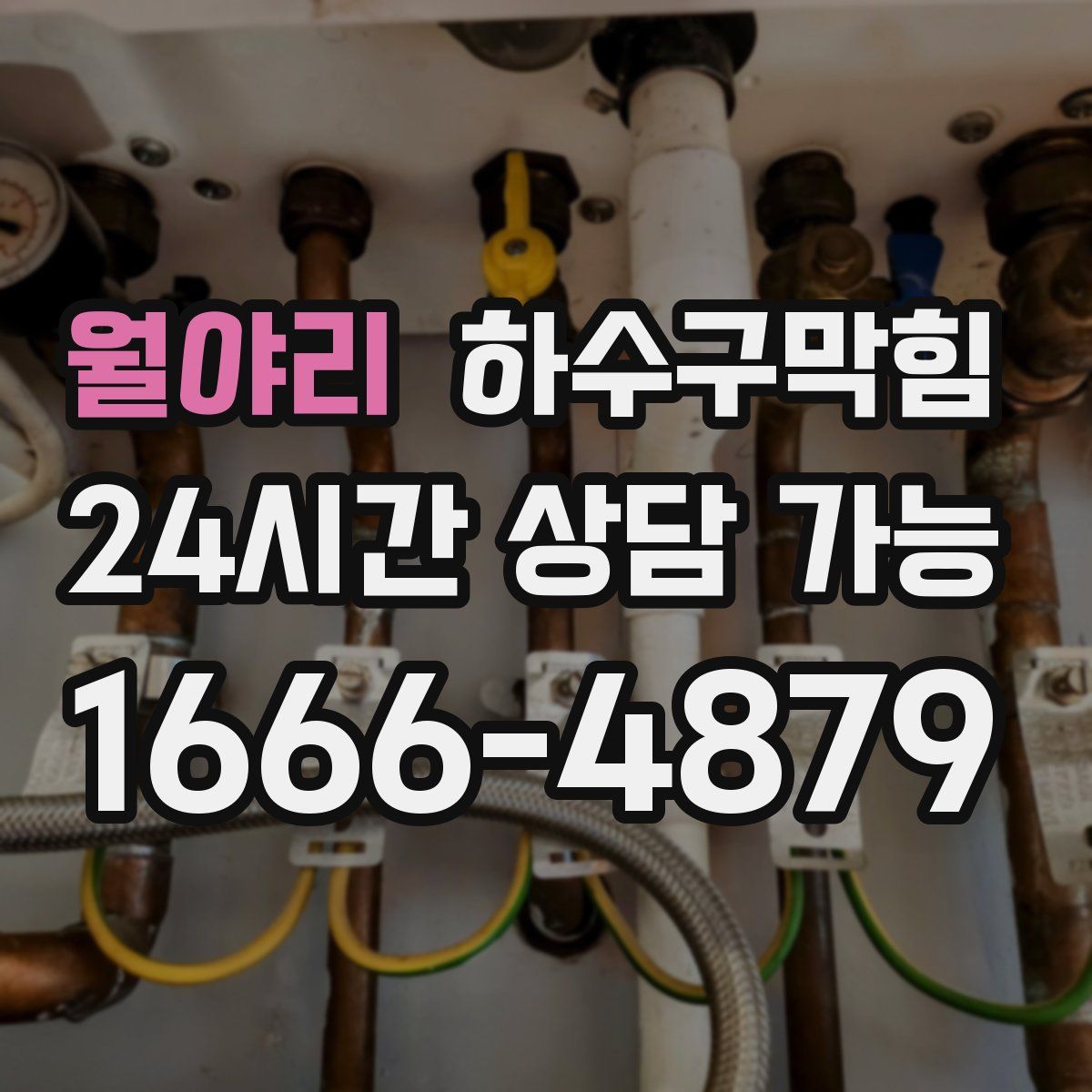 월야리 하수구막힘