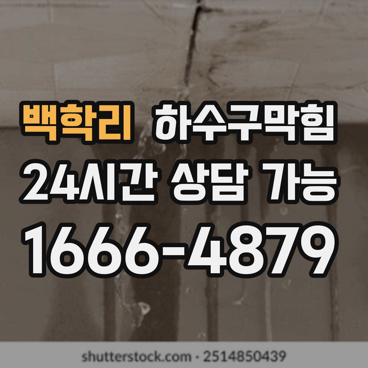 백학리 하수구막힘