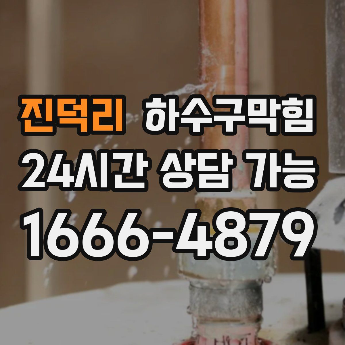 진덕리 하수구막힘