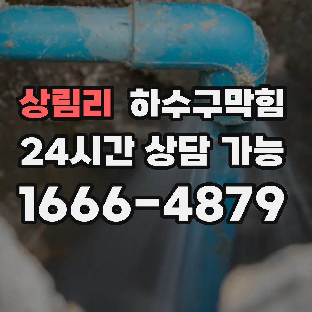 상림리 하수구막힘