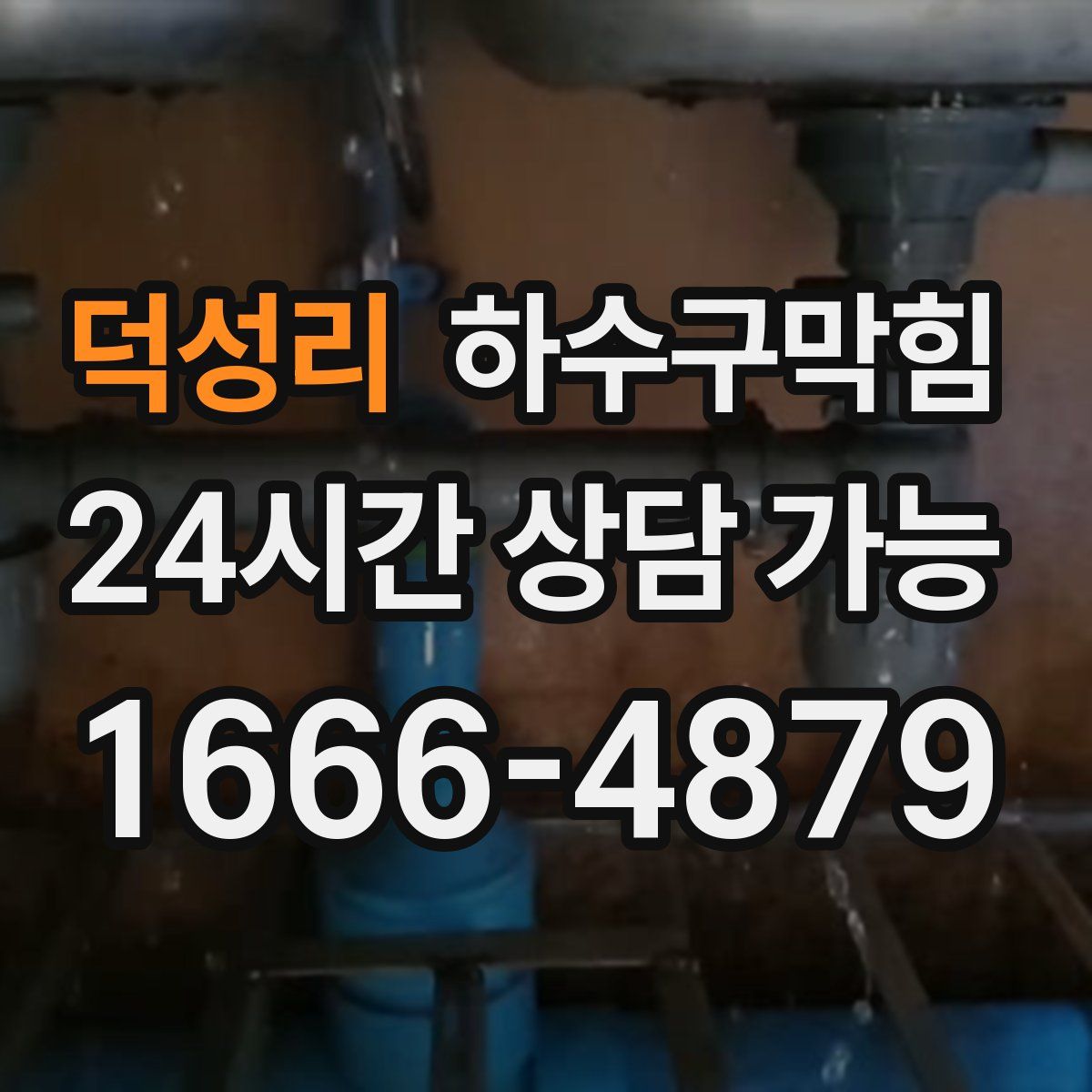 덕성리 하수구막힘