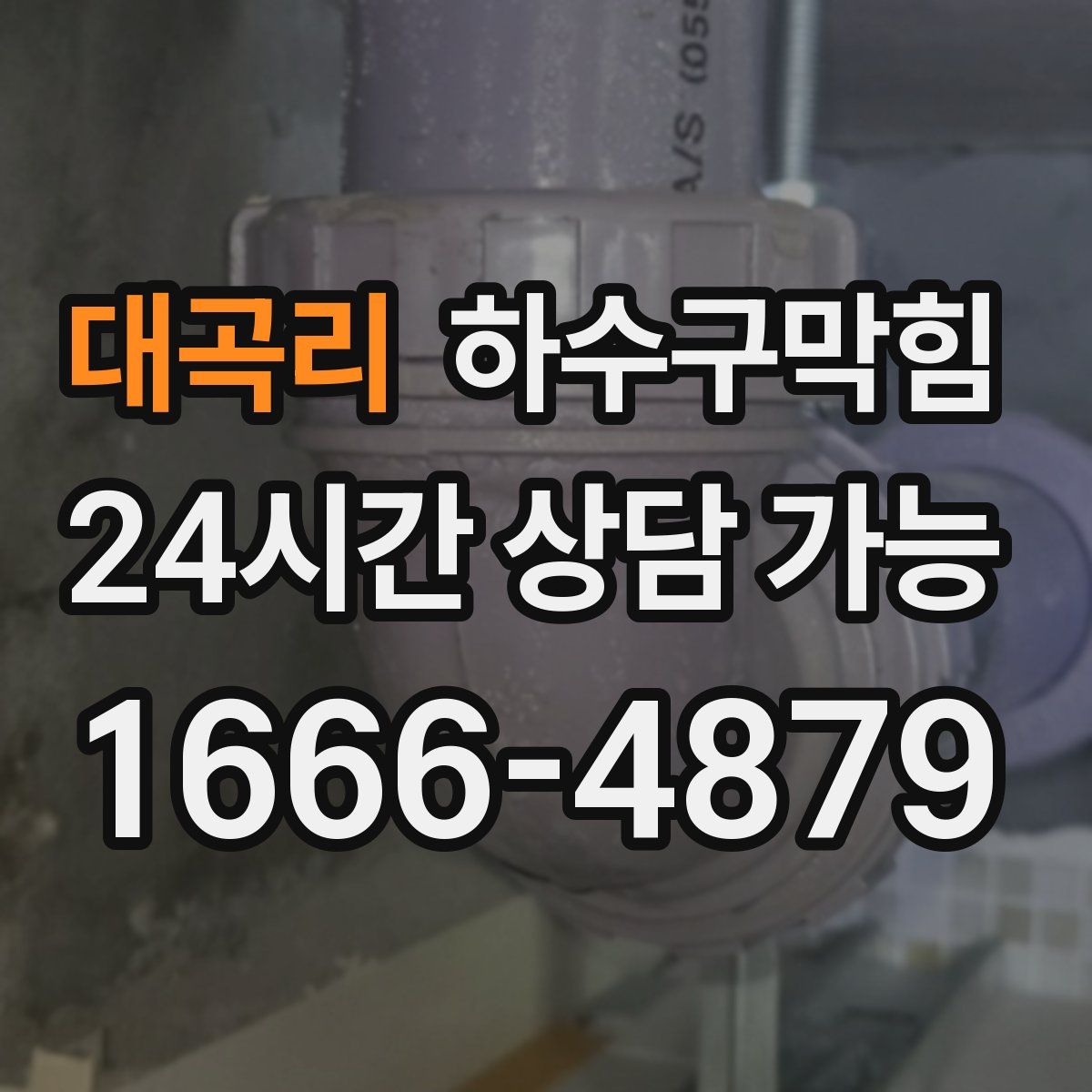 대곡리 하수구막힘