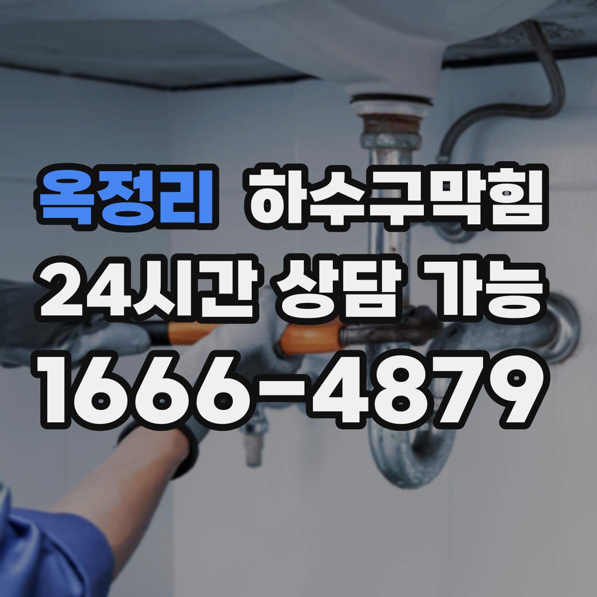 옥정리 하수구막힘