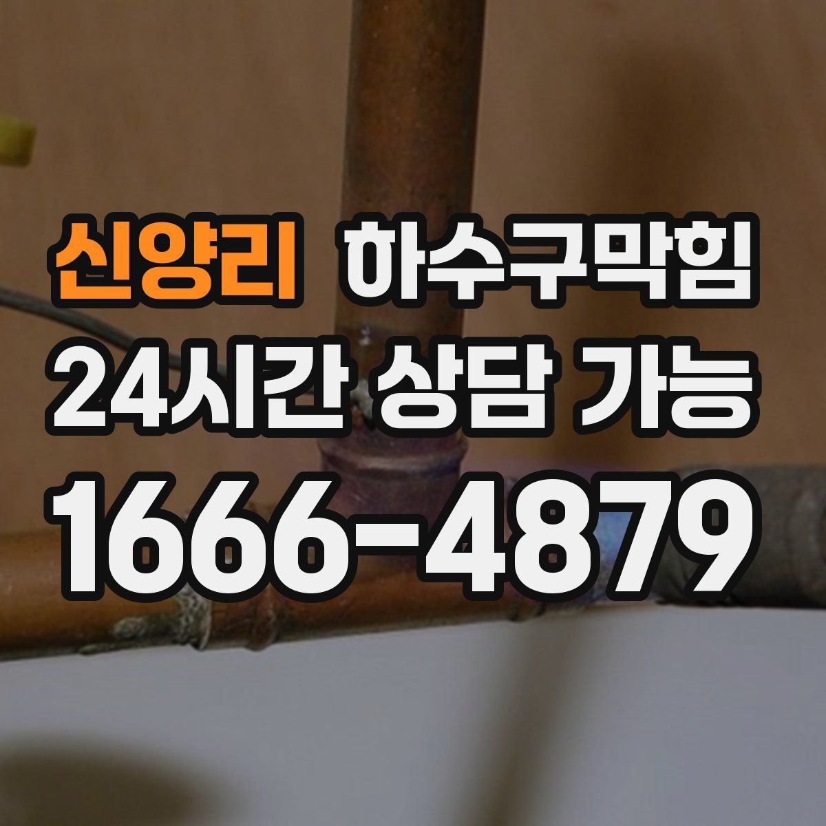 신양리 하수구막힘