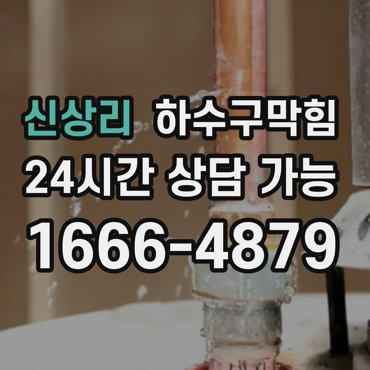 신상리 하수구막힘