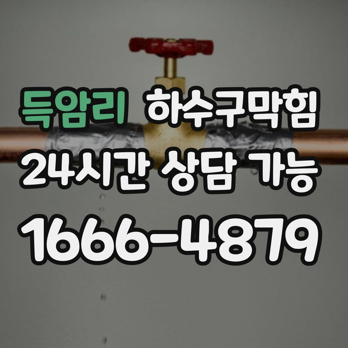 득암리 하수구막힘
