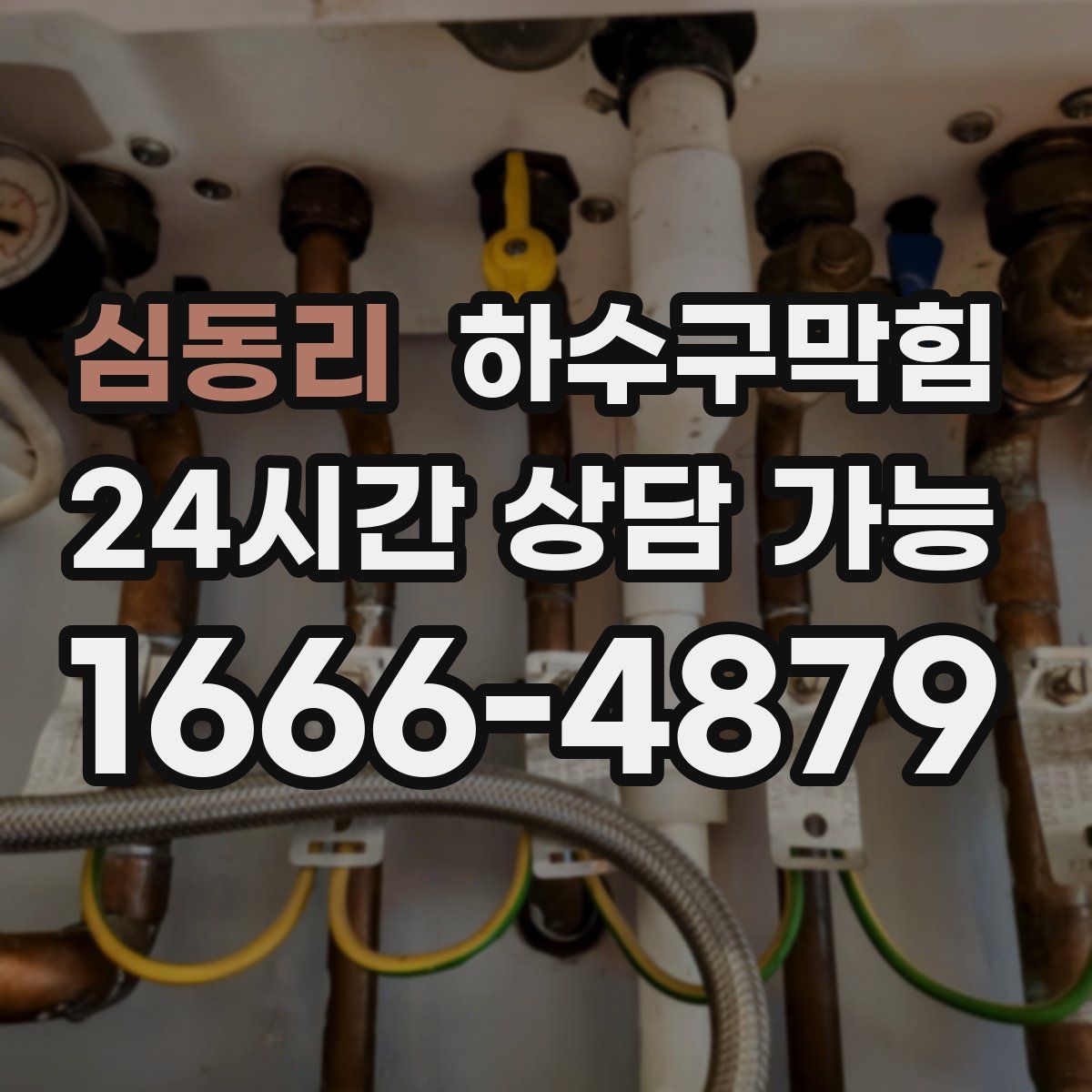 심동리 하수구막힘