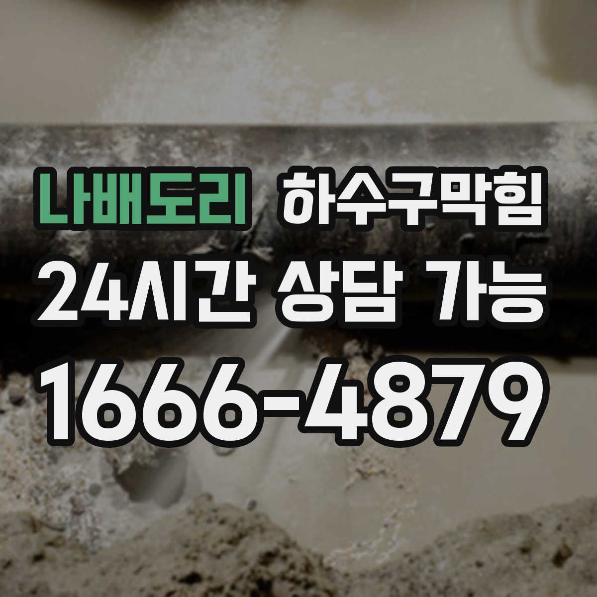 나배도리 하수구막힘