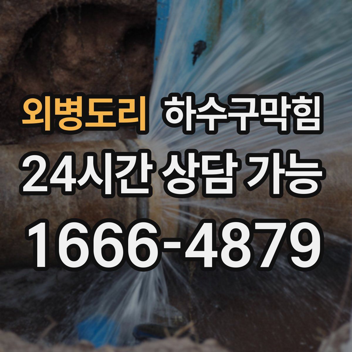 외병도리 하수구막힘