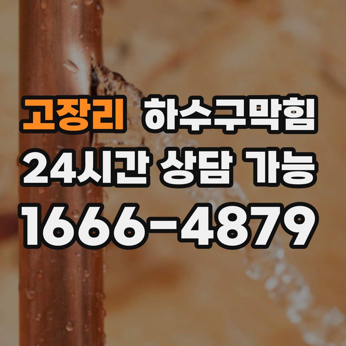 고장리 하수구막힘