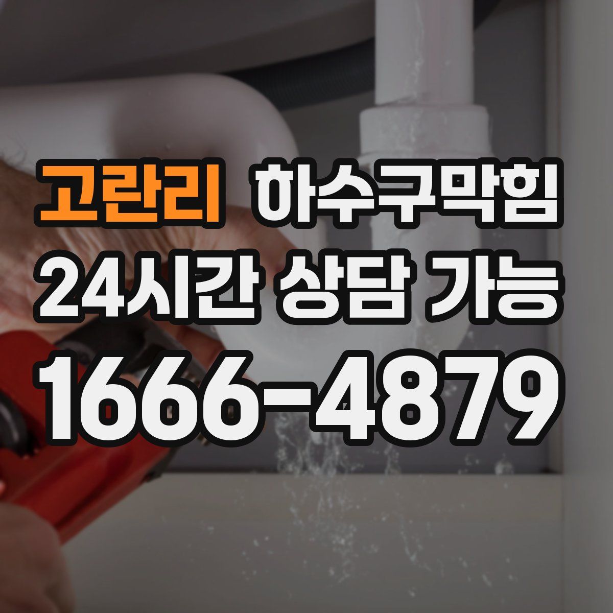 고란리 하수구막힘