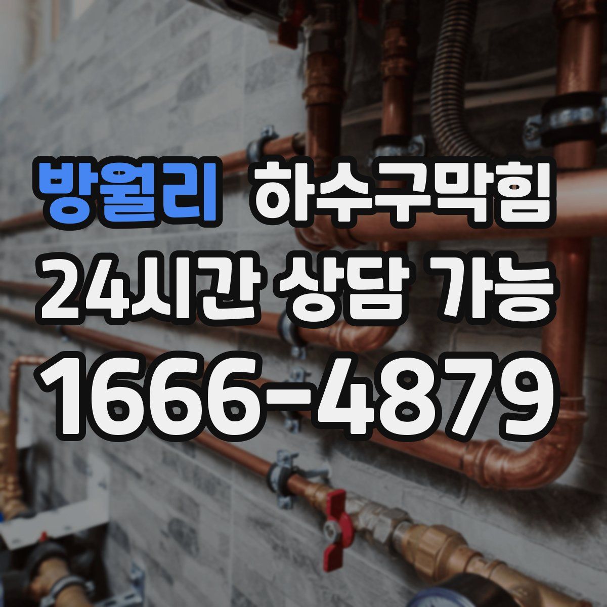 방월리 하수구막힘