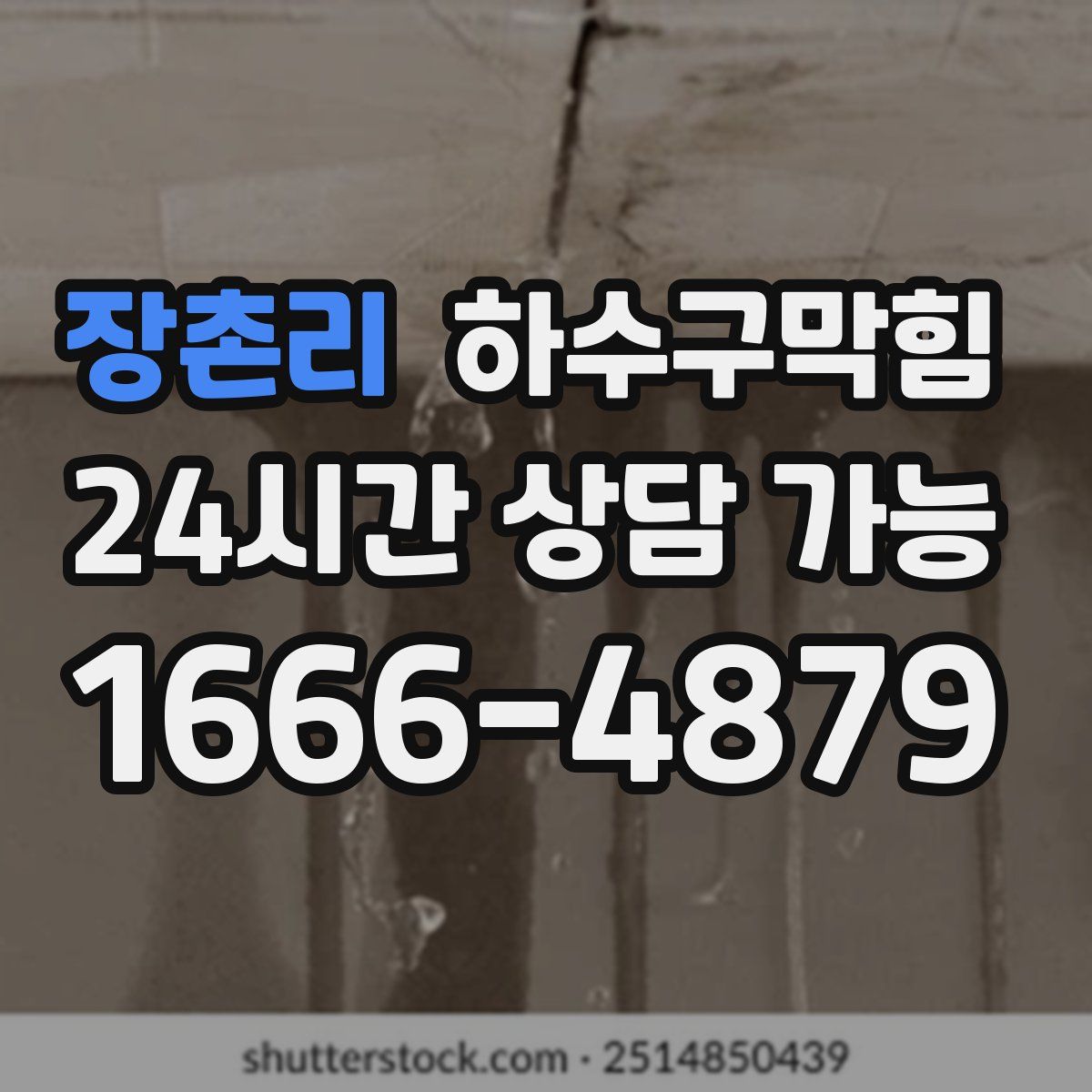 장촌리 하수구막힘