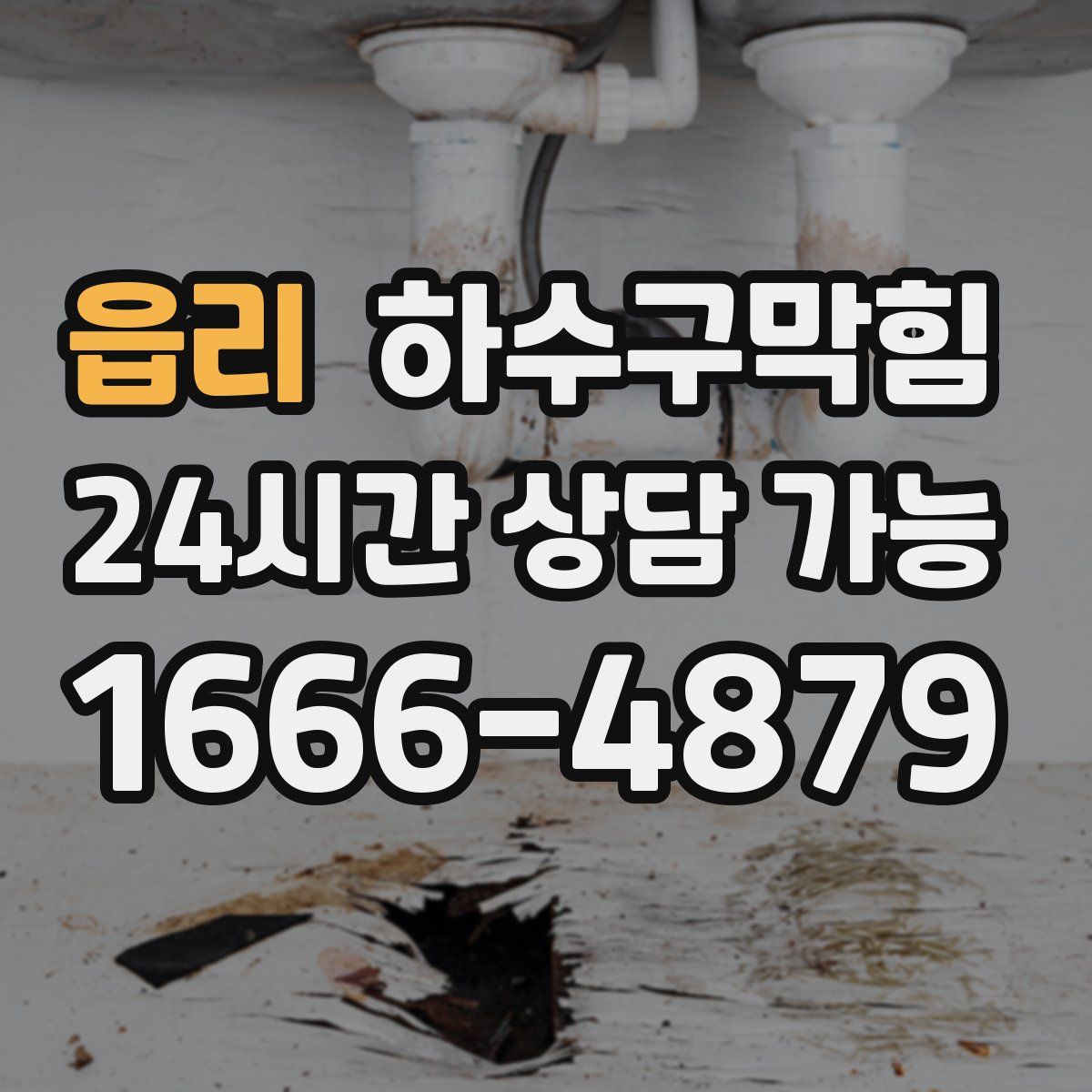 읍리 하수구막힘