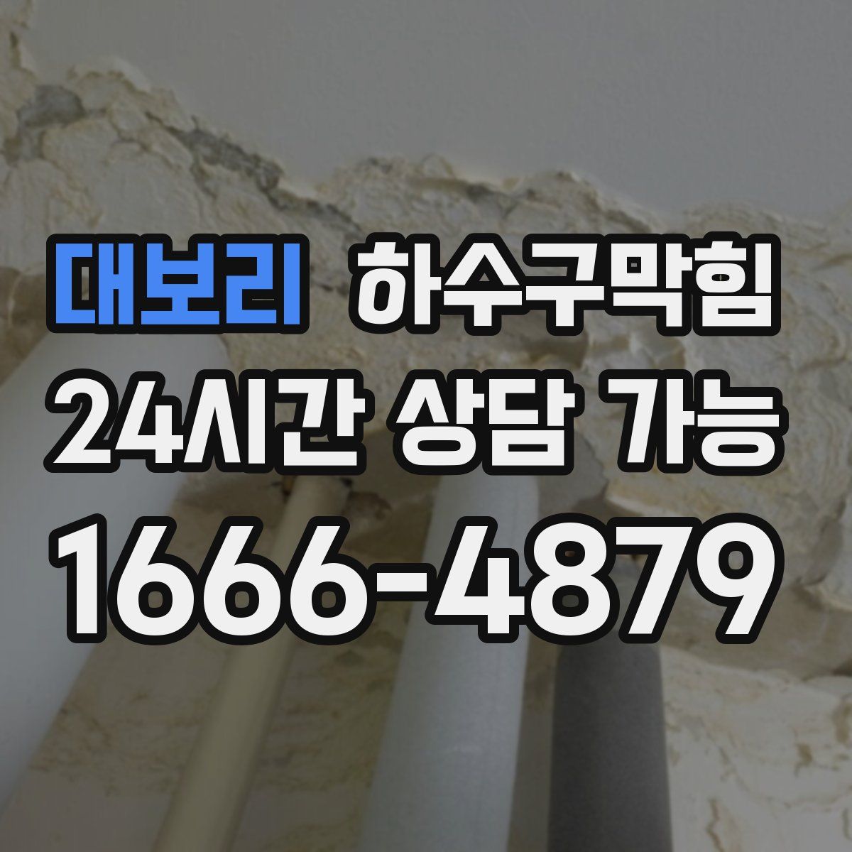 대보리 하수구막힘