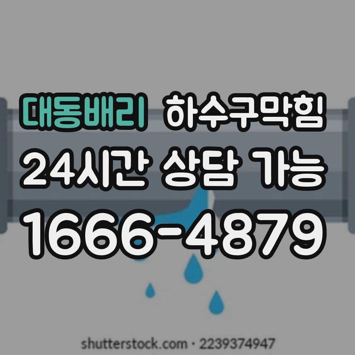 대동배리 하수구막힘