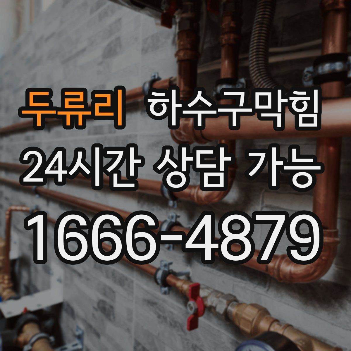 두류리 하수구막힘