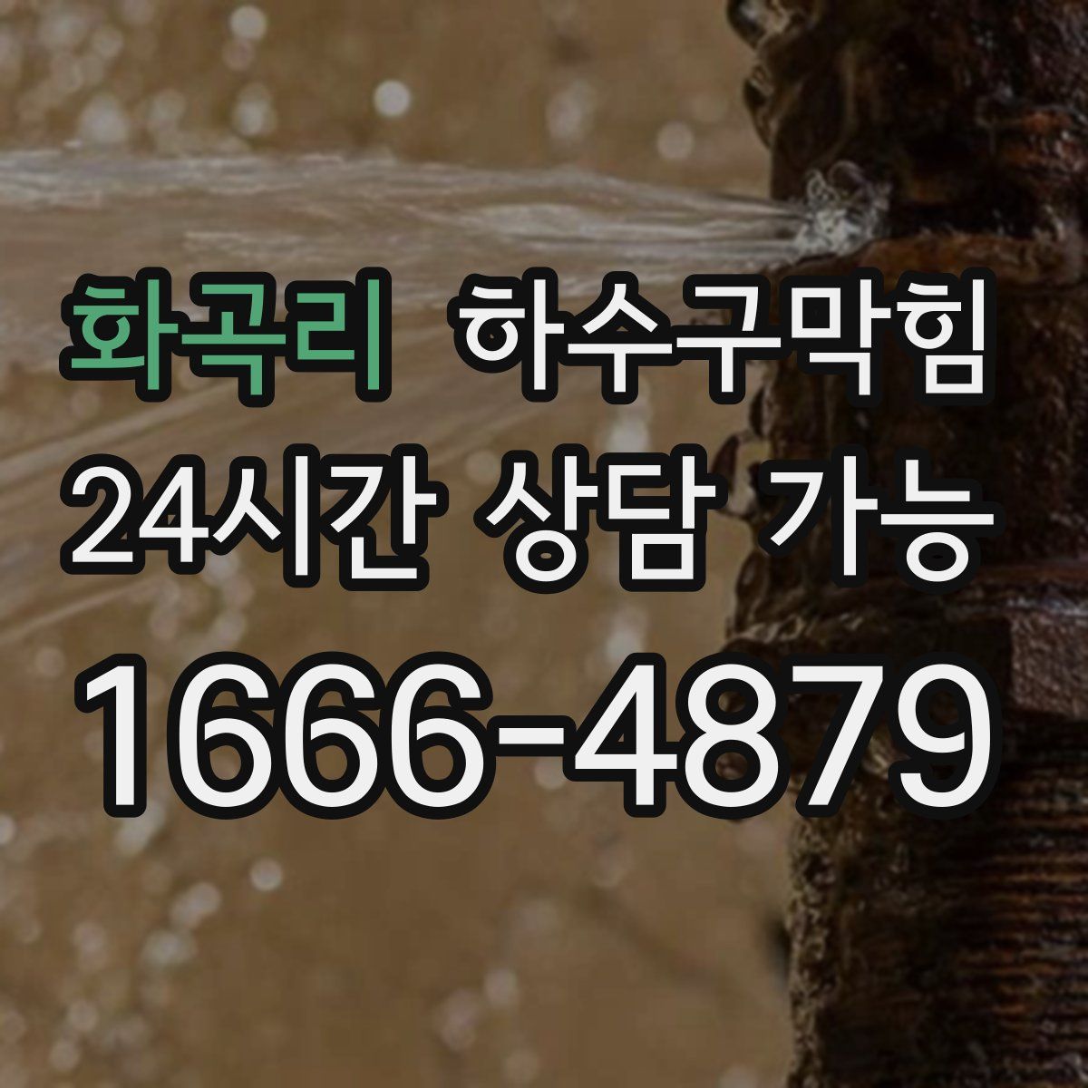 화곡리 하수구막힘