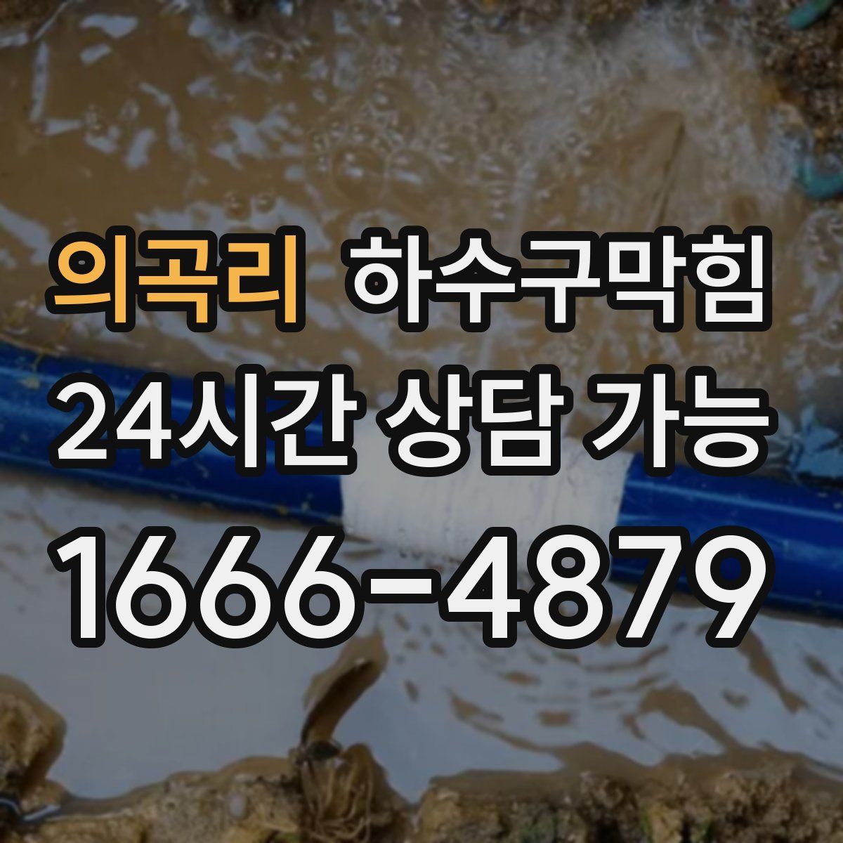 의곡리 하수구막힘