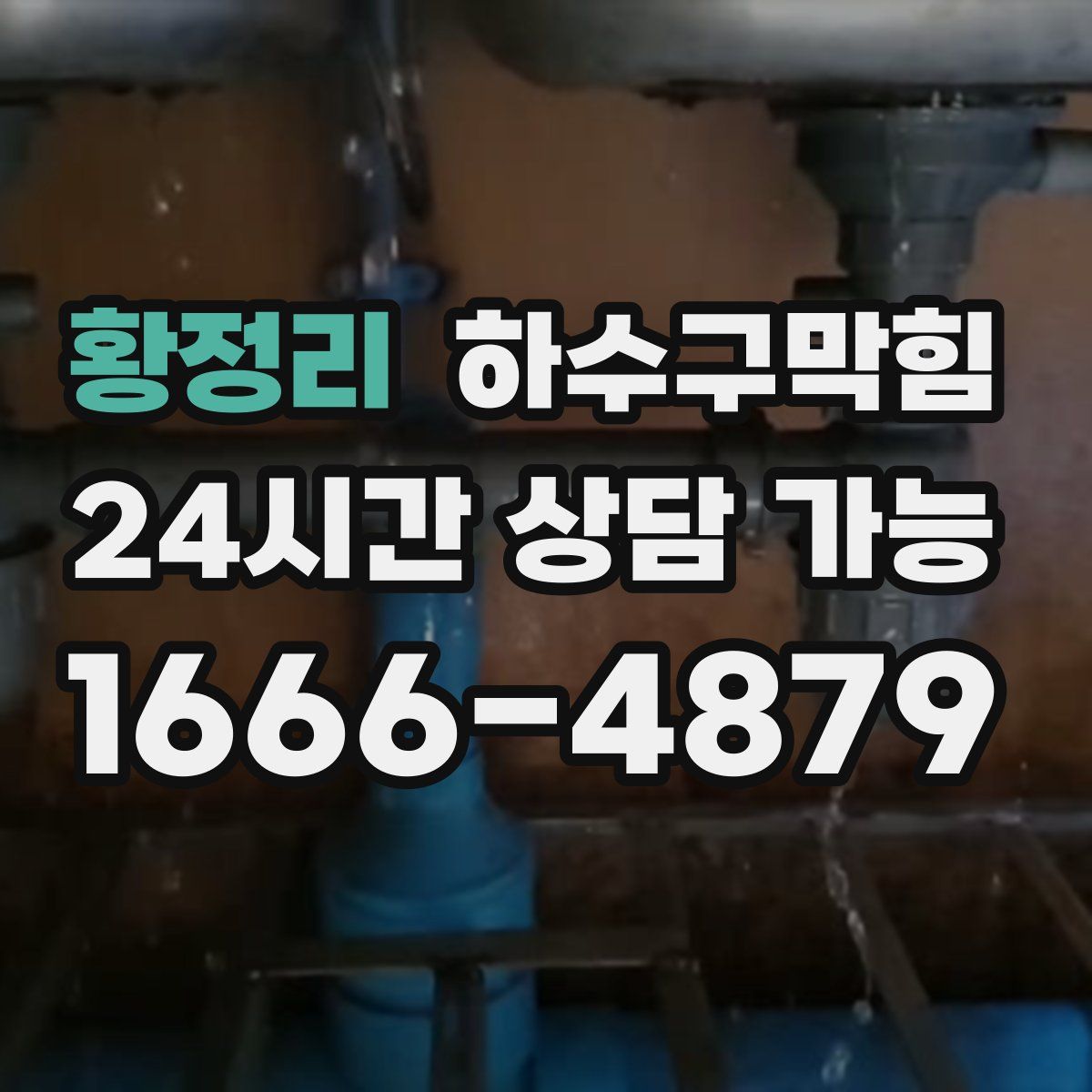 황정리 하수구막힘