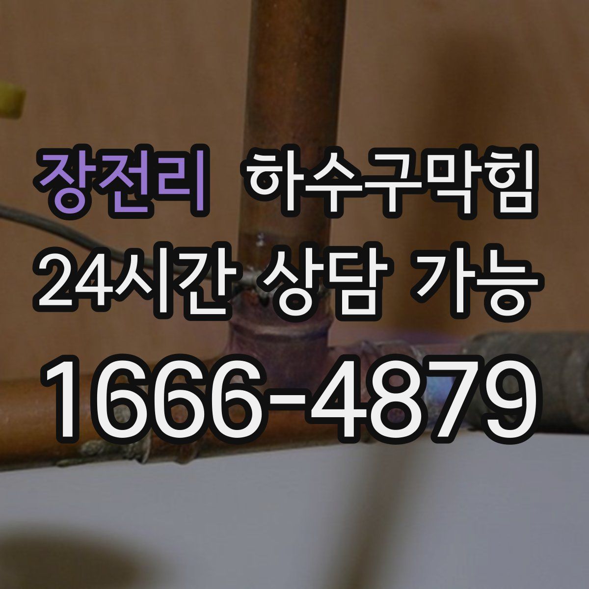 장전리 하수구막힘