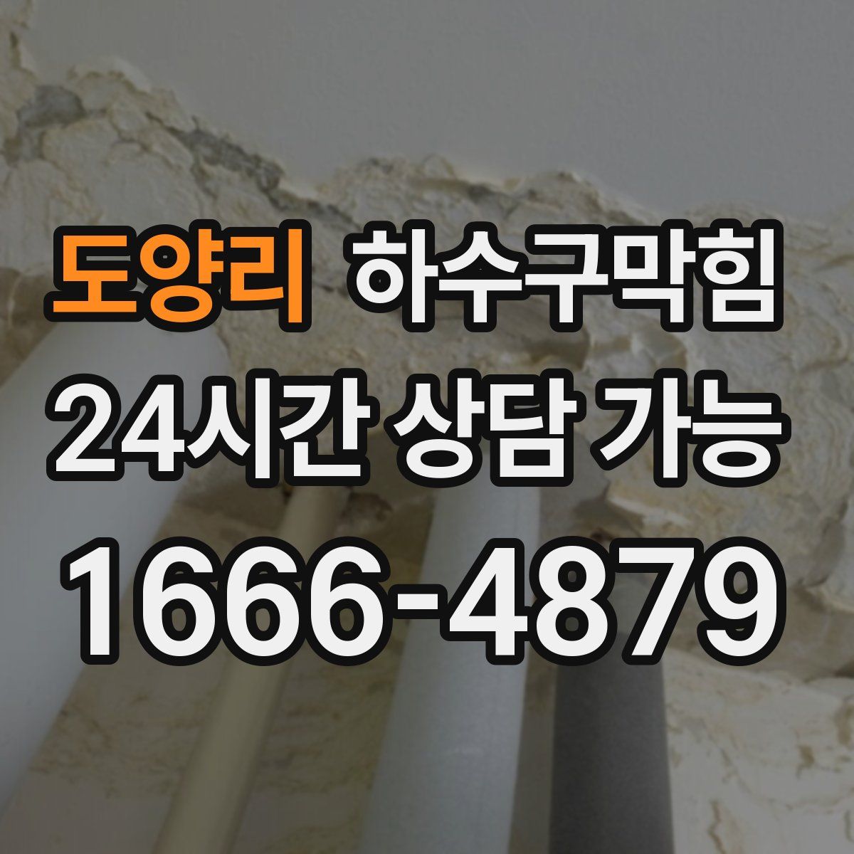 도양리 하수구막힘