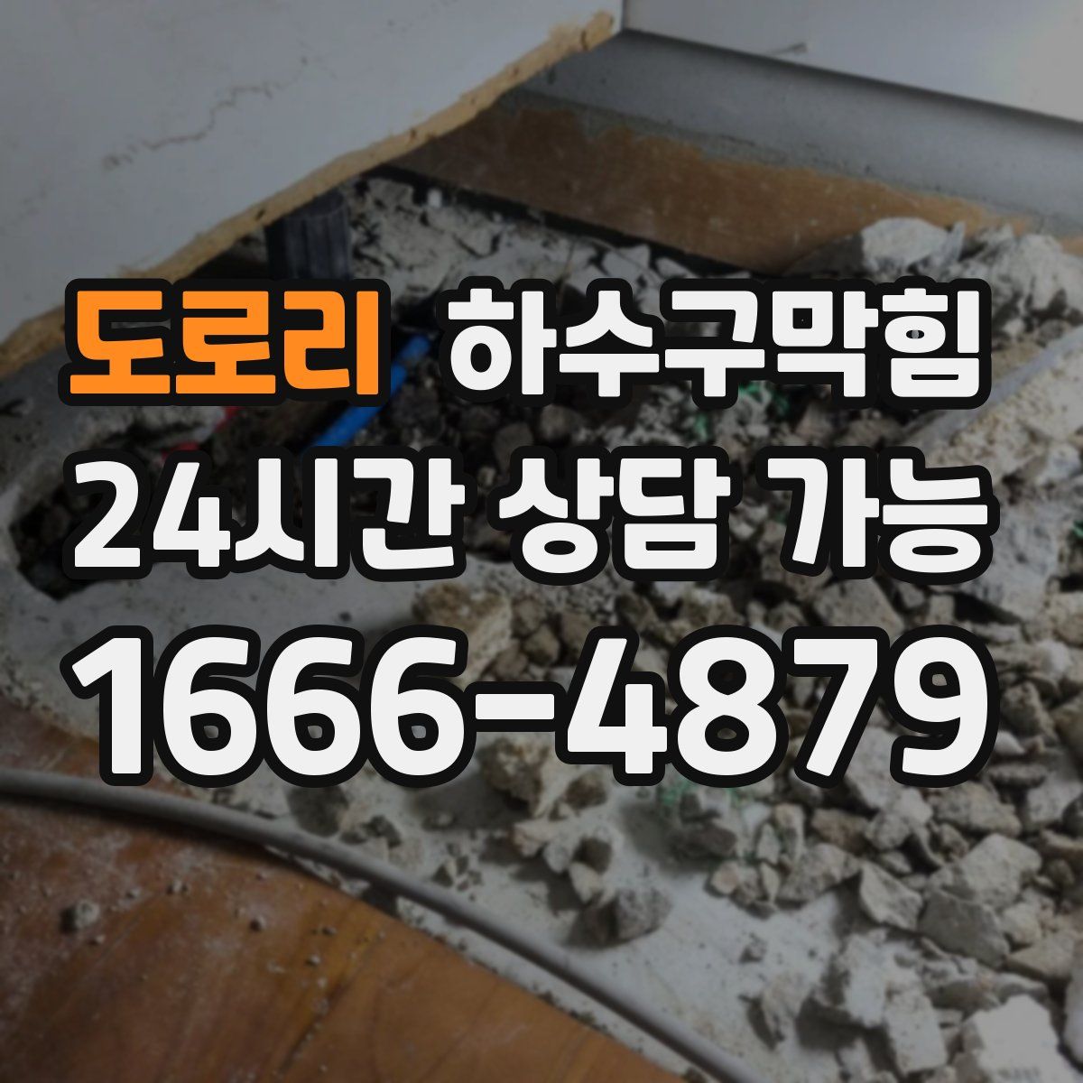 도로리 하수구막힘