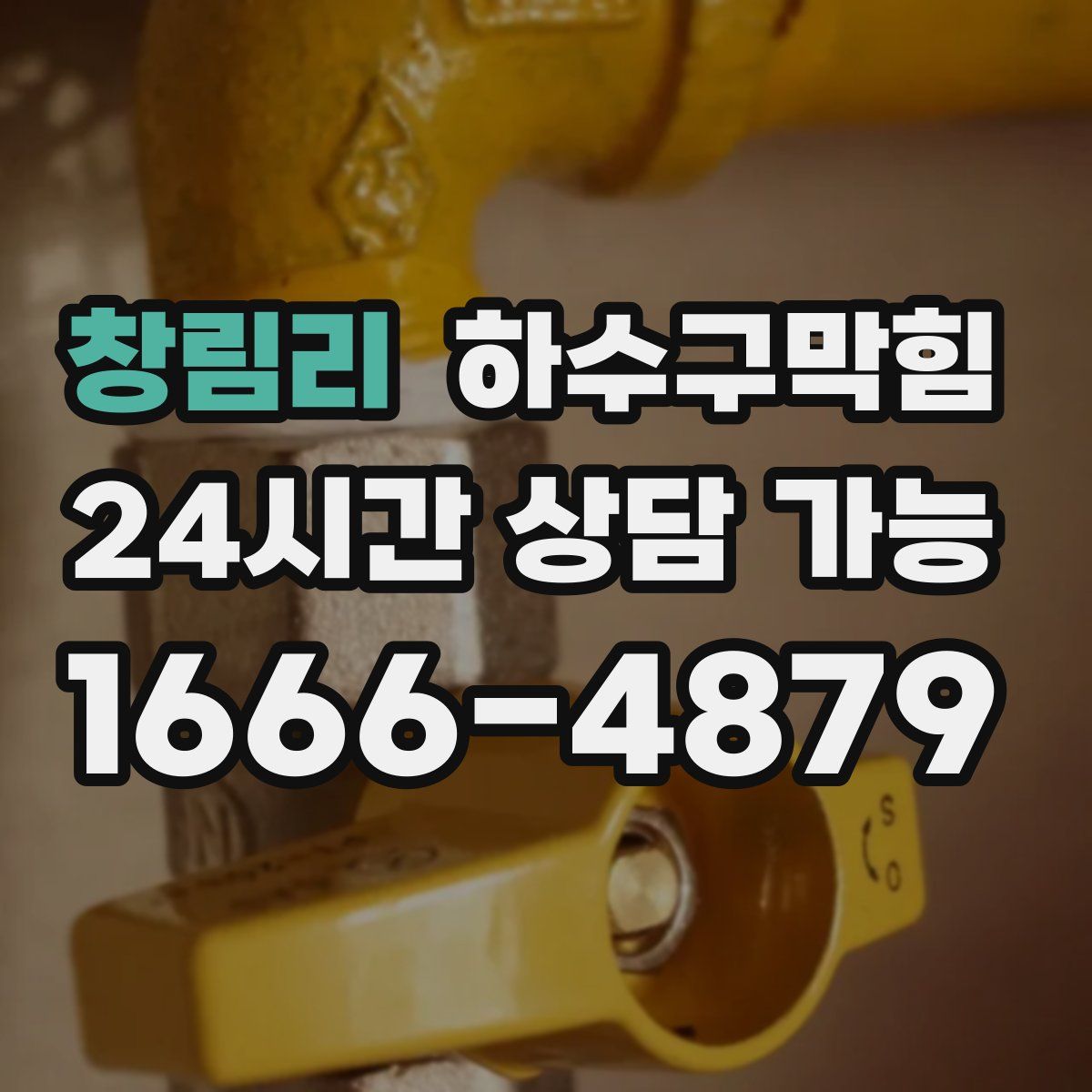 창림리 하수구막힘