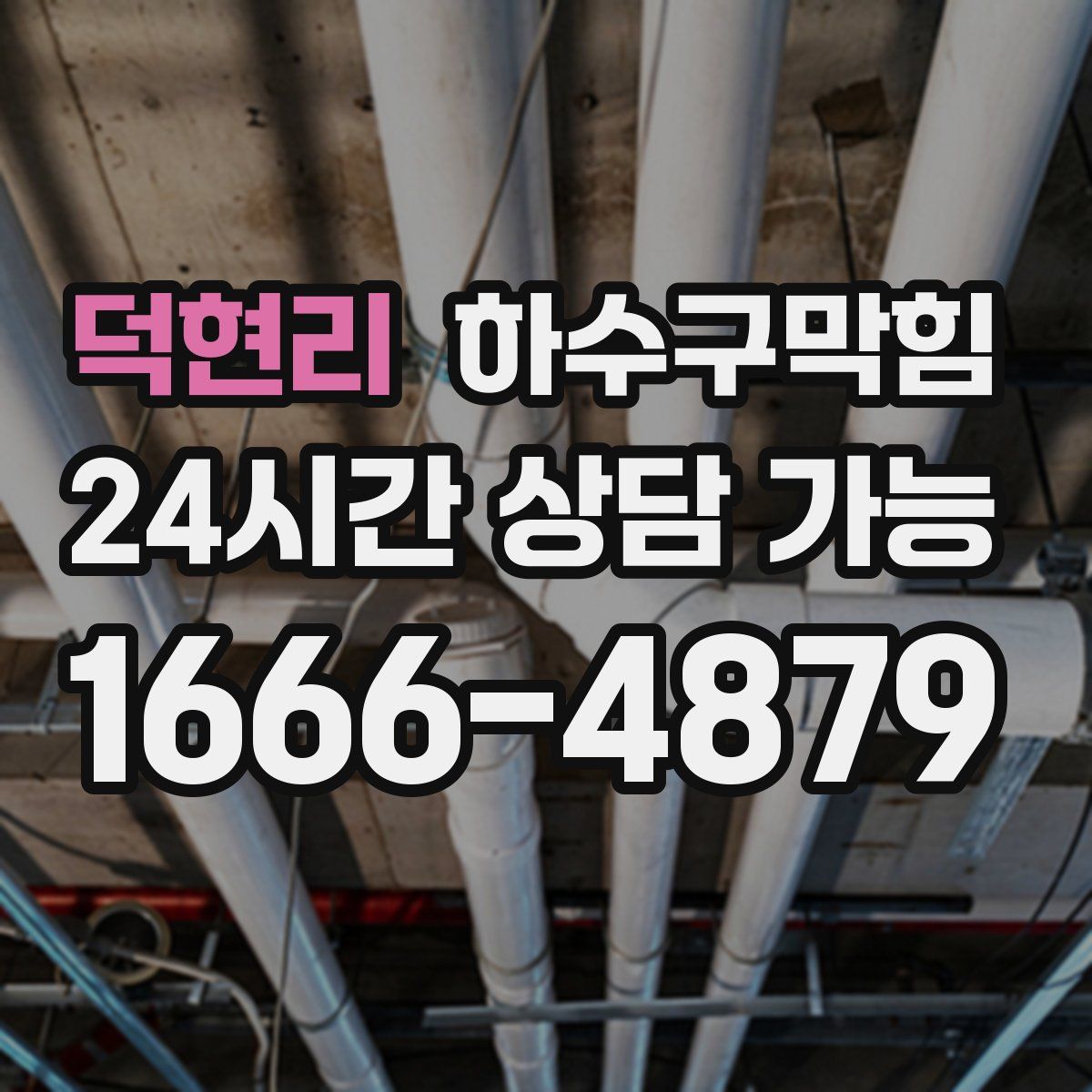 덕현리 하수구막힘