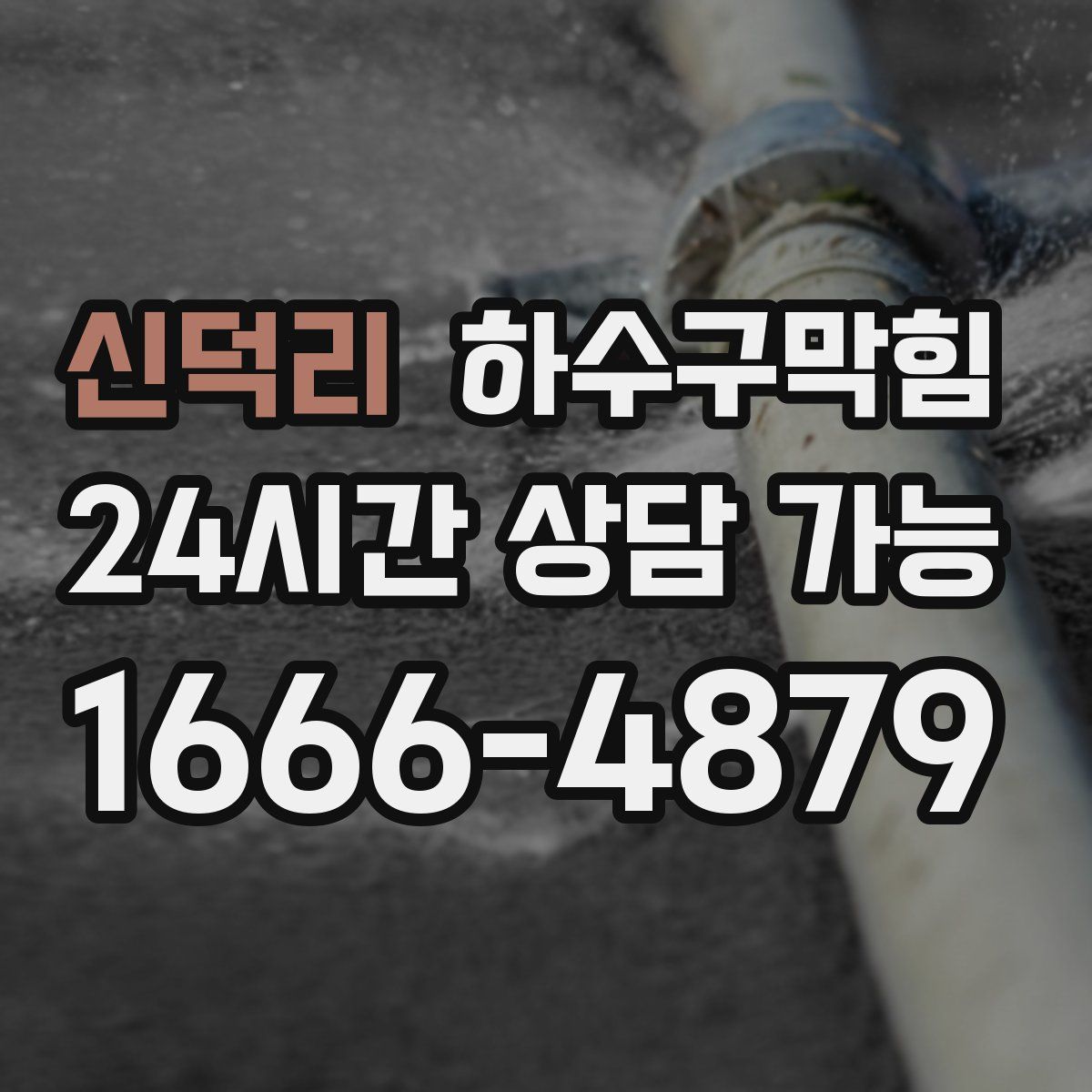 신덕리 하수구막힘