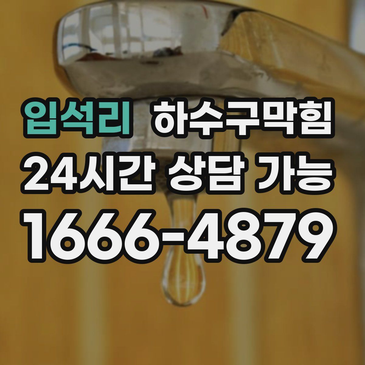 입석리 하수구막힘