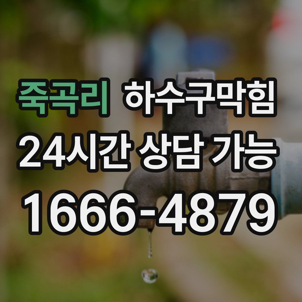 죽곡리 하수구막힘