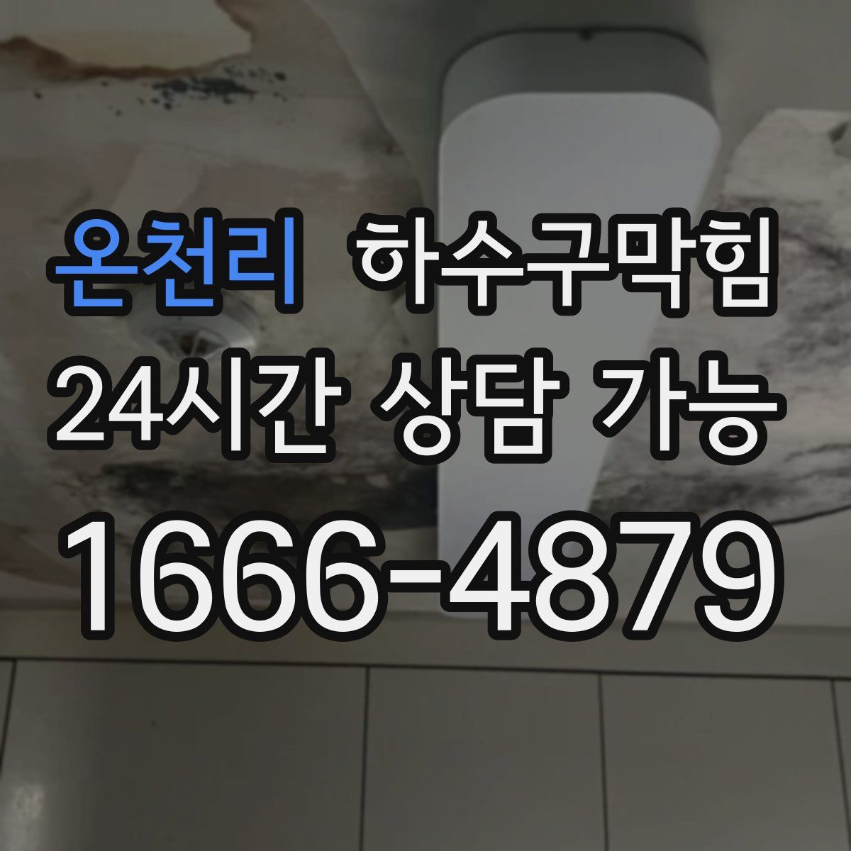 온천리 하수구막힘