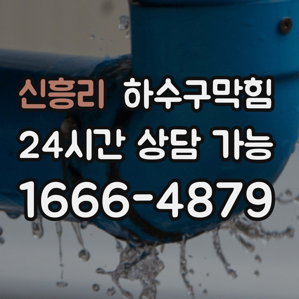 신흥리 하수구막힘