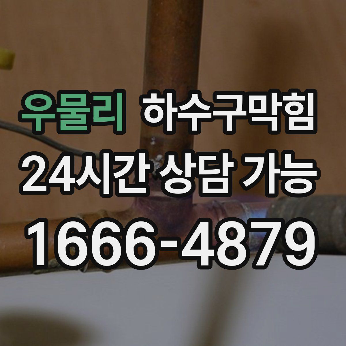 우물리 하수구막힘