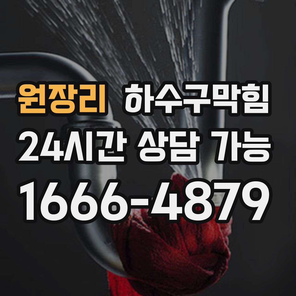 원장리 하수구막힘