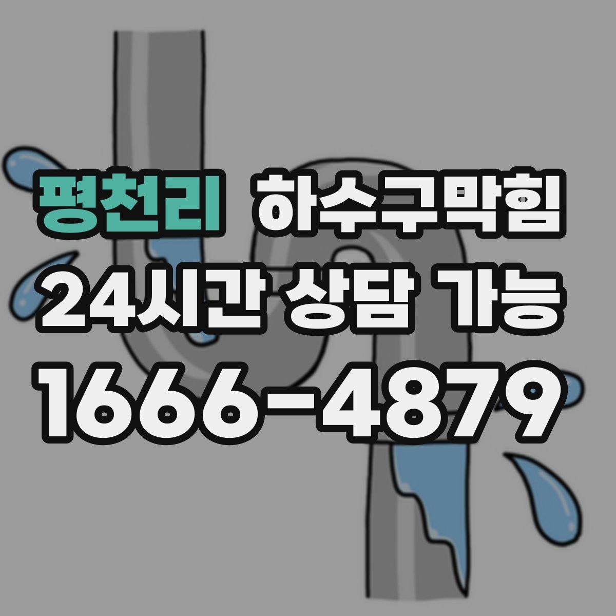 평천리 하수구막힘