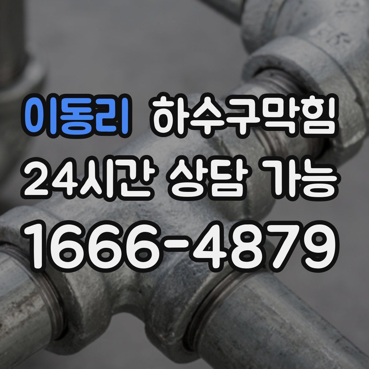 이동리 하수구막힘