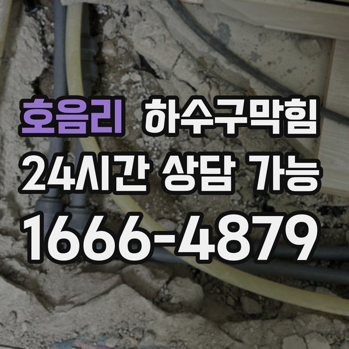 호음리 하수구막힘