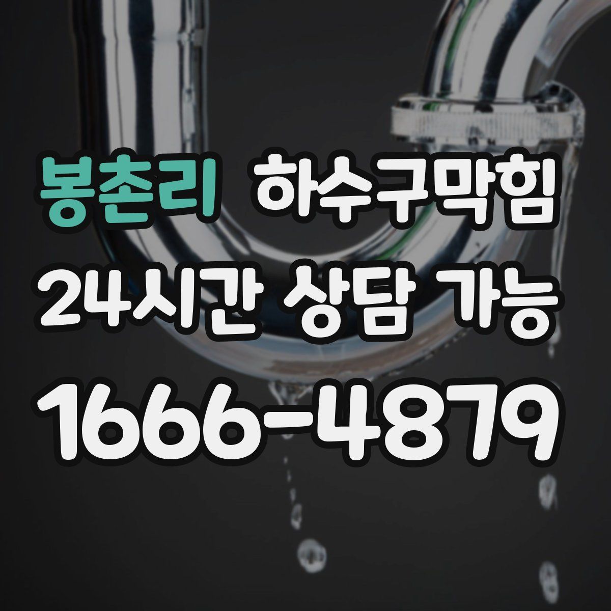 봉촌리 하수구막힘