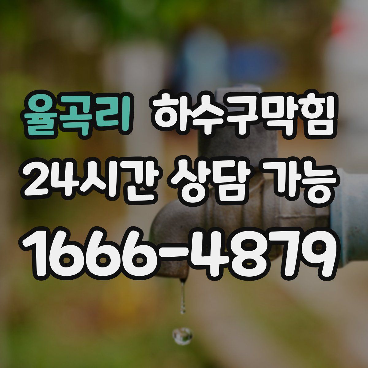 율곡리 하수구막힘