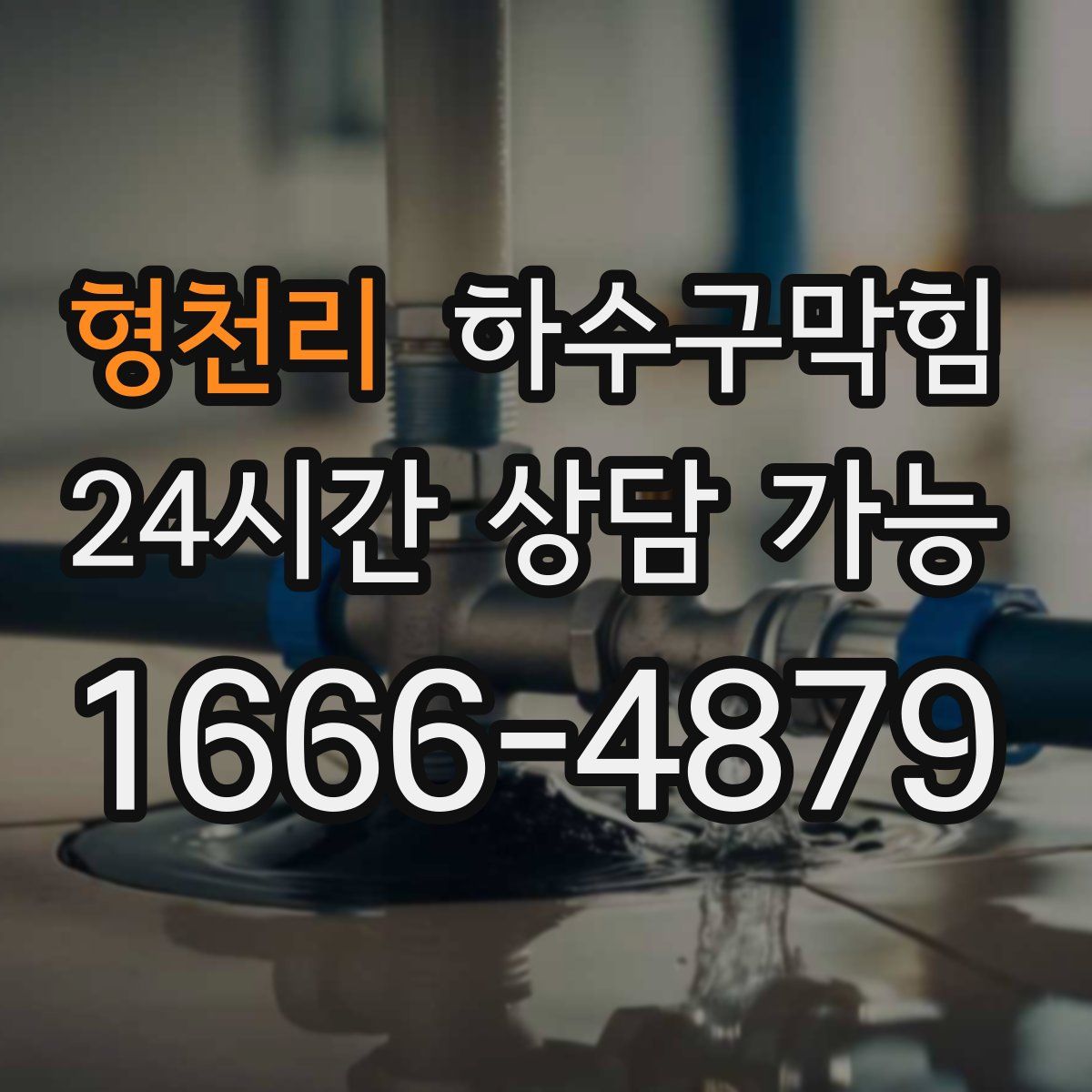 형천리 하수구막힘