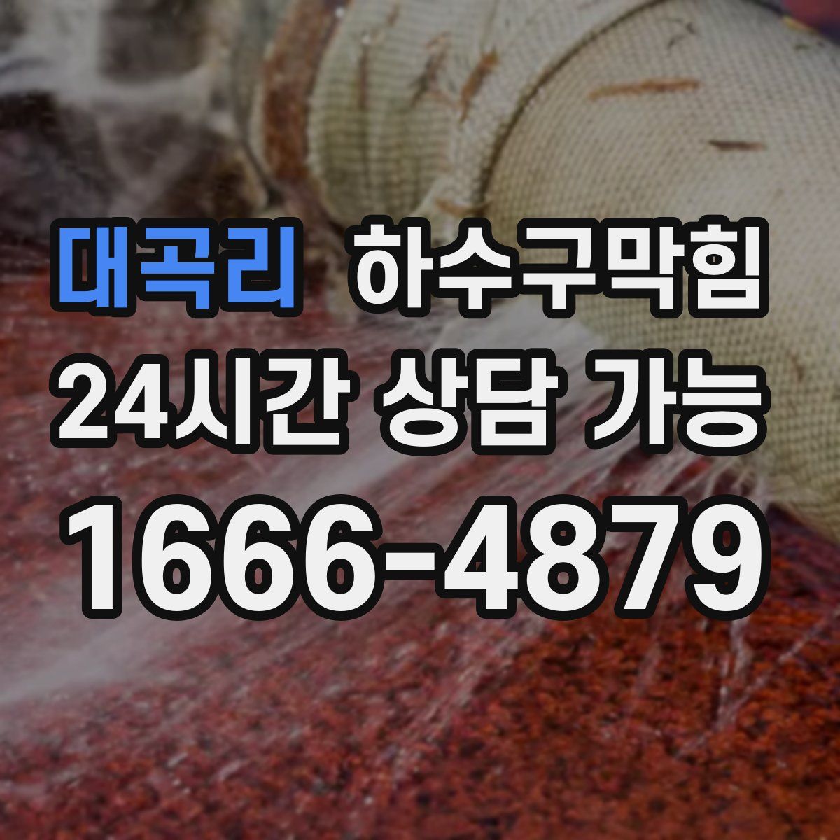 대곡리 하수구막힘