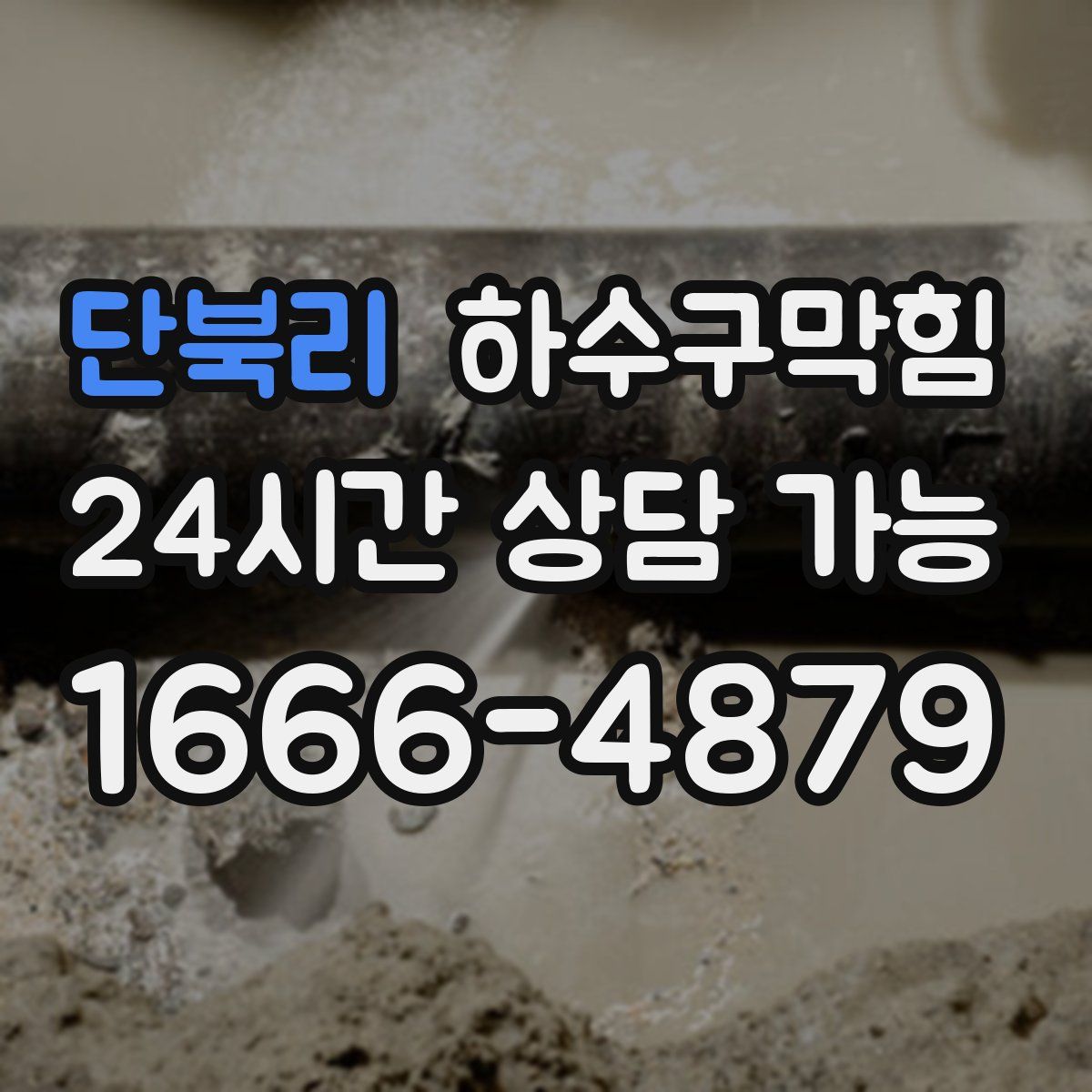 단북리 하수구막힘