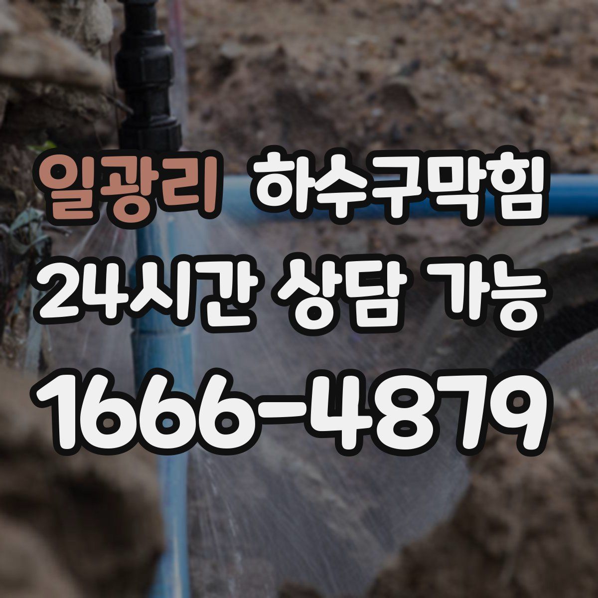 일광리 하수구막힘